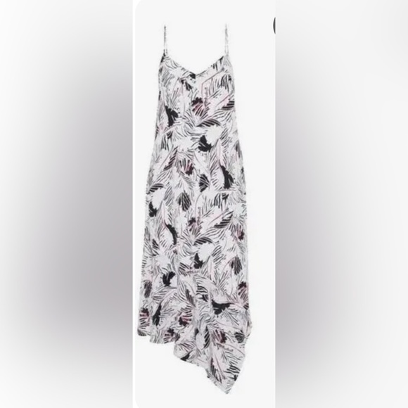 Equipment Women's Jada Silk Slipdress Equipment Cream Asymmetrical Slip Dress - Picture 2 of 11